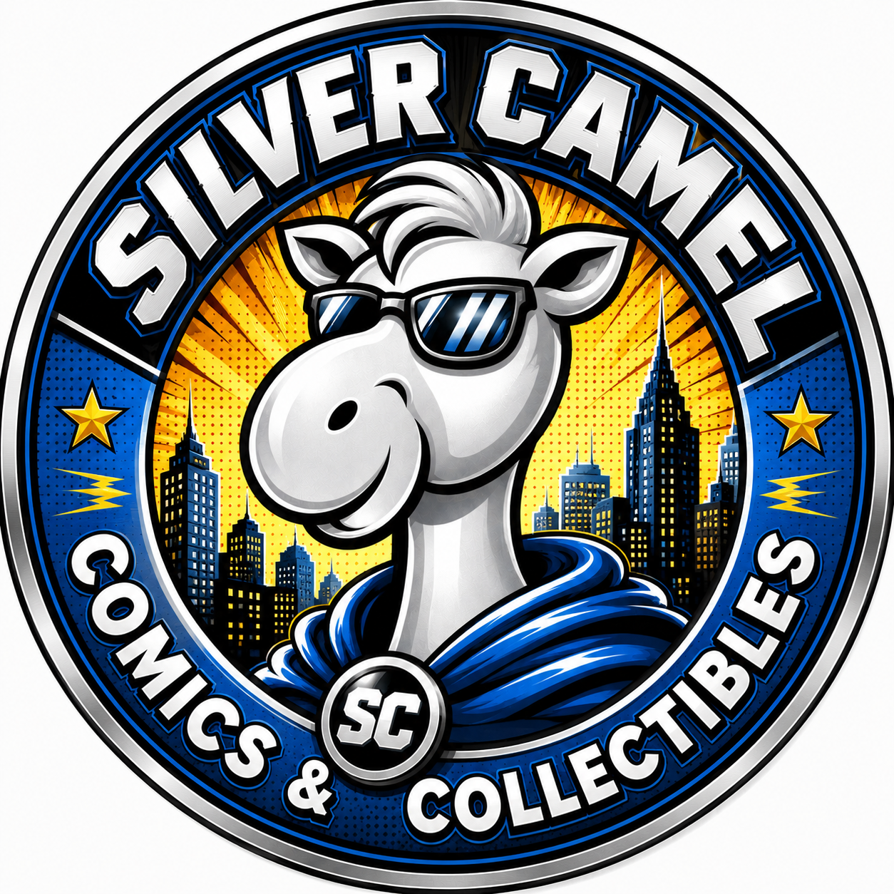 Silver Camel Comics & Collectibles logo